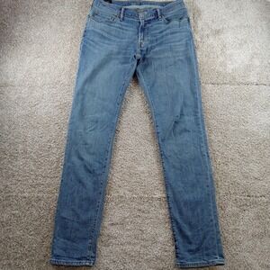 Abercrombie & Fitch Jeans Mens 32x34 Blue Langdon Slim Fit Stretch Classic Denim